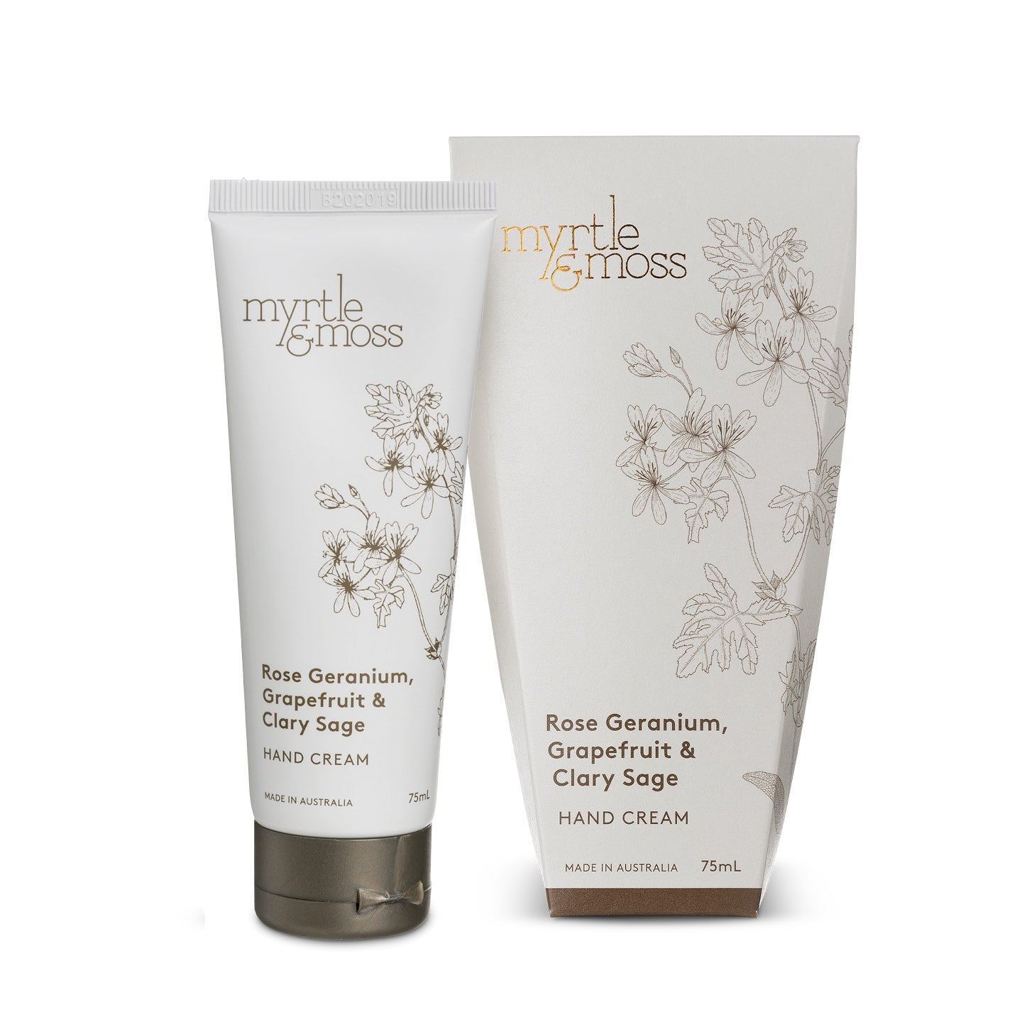 Rose Geranium, Grapefruit & Clary Sage - Hand Cream 75ml