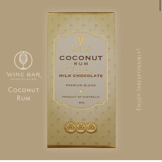 Coconut Rum Milk Chocolate