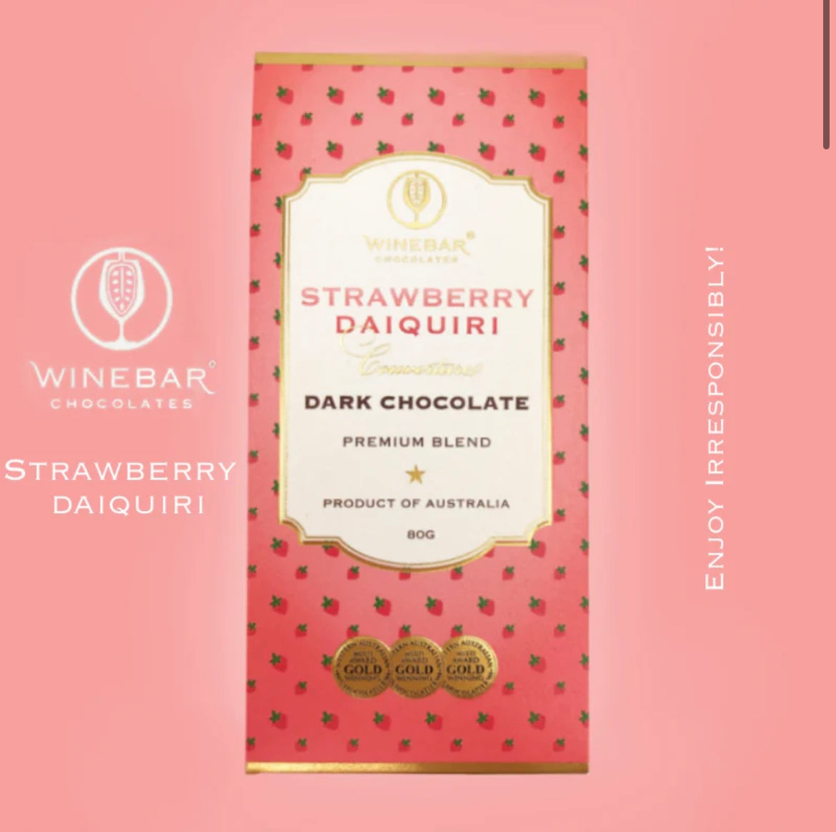 Strawberry Daiquiri Dark Chocolate