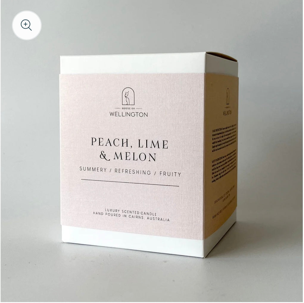 Peach Lime & Melon Large Candle