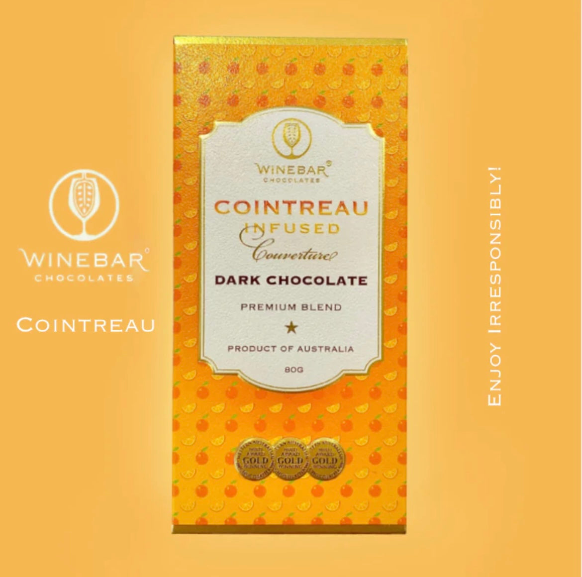 Cointreau Infused Dark Chocolate