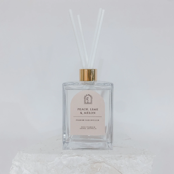 Peach Lime & Melon Premium Reed Diffuser